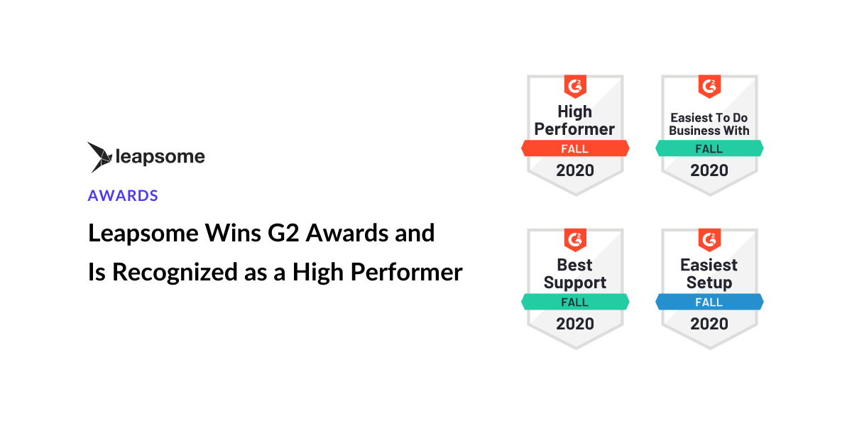 Leapsome wins G2 Awards & is recognized as a High Performer