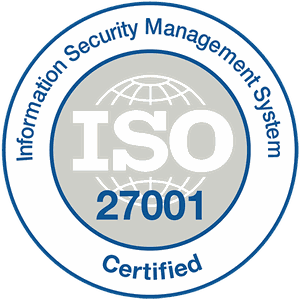 ISO 27001 Certified Logo (Information Security Management System)