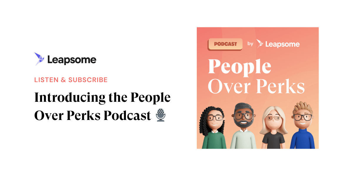 The People Over Perks podcast is live — listen & subscribe!