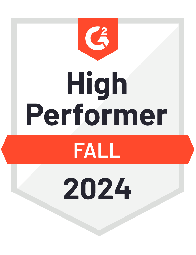 G2 High Performer - Fall 2024